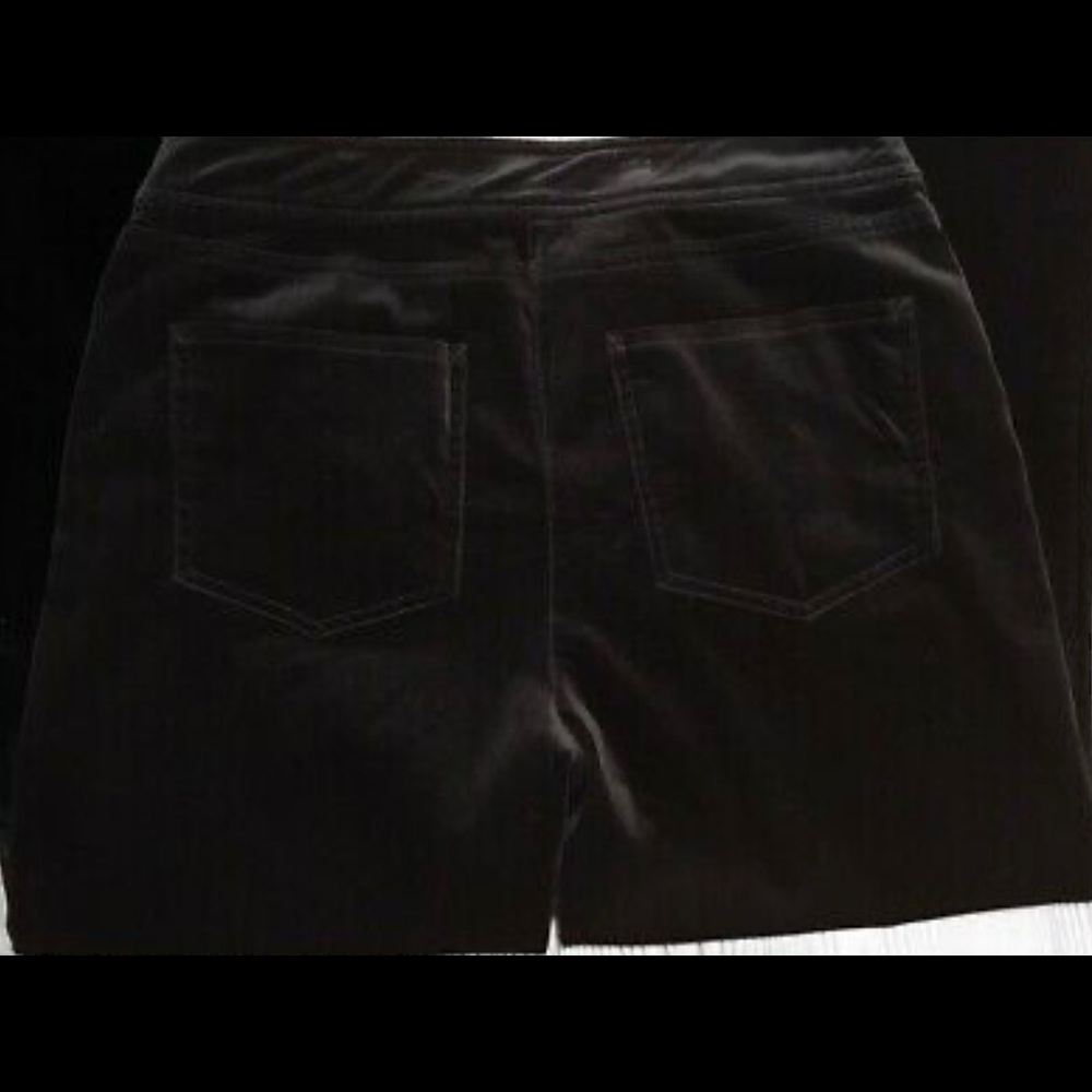EILEEN FISHER BLACK VELVET PANTS 👖 - Picture 4 of 8